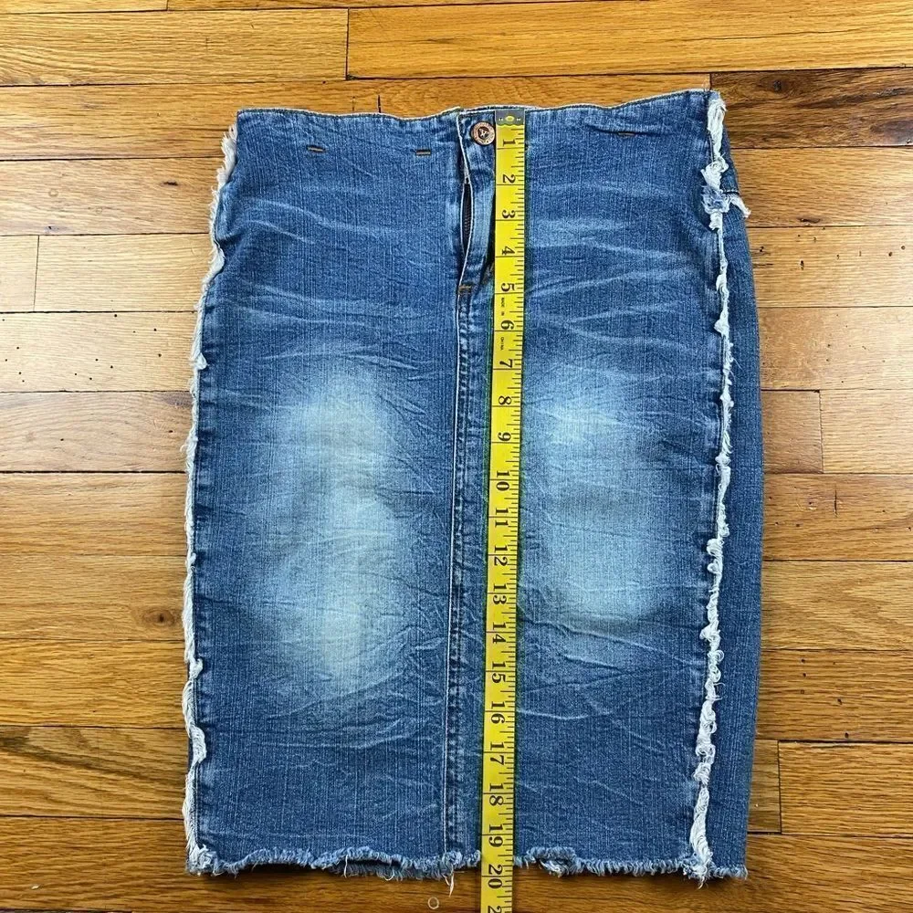 RAMPAGE 90s Vintage Jean Midi skirt Size Small